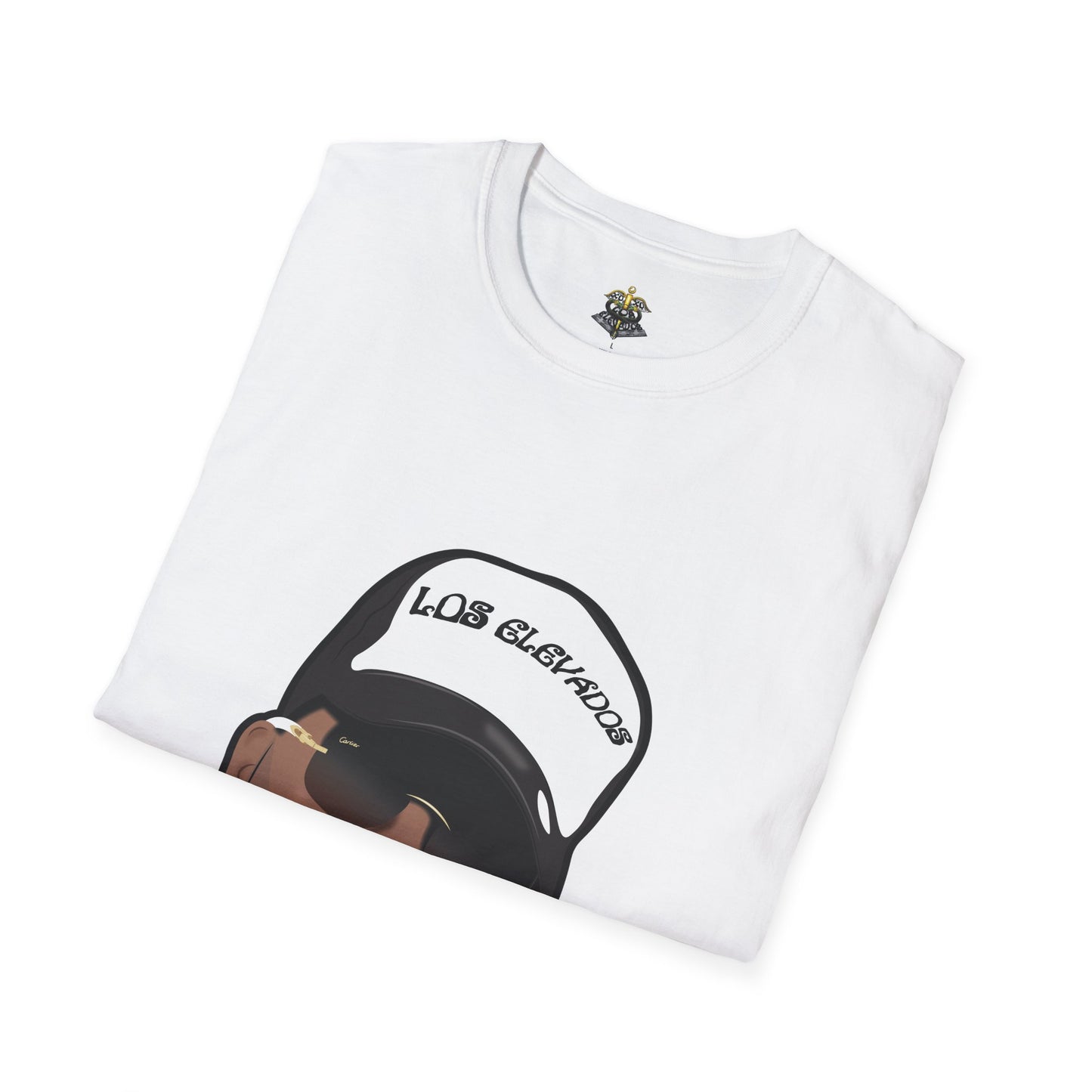 DirtyGloveCJay Los Elevados Graphic T-Shirt — Trucker Hat Portrait Tee