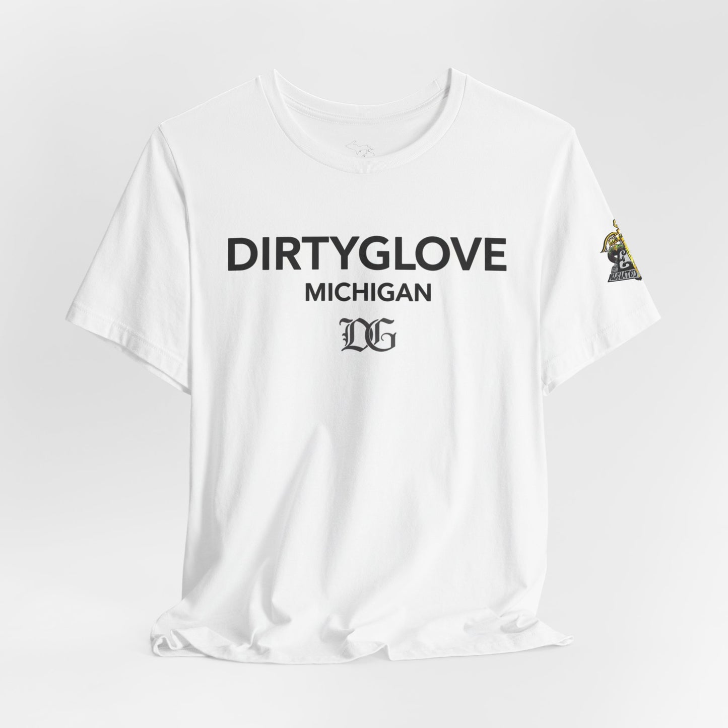 DG313 White Unisex Jersey Short Sleeve Tee