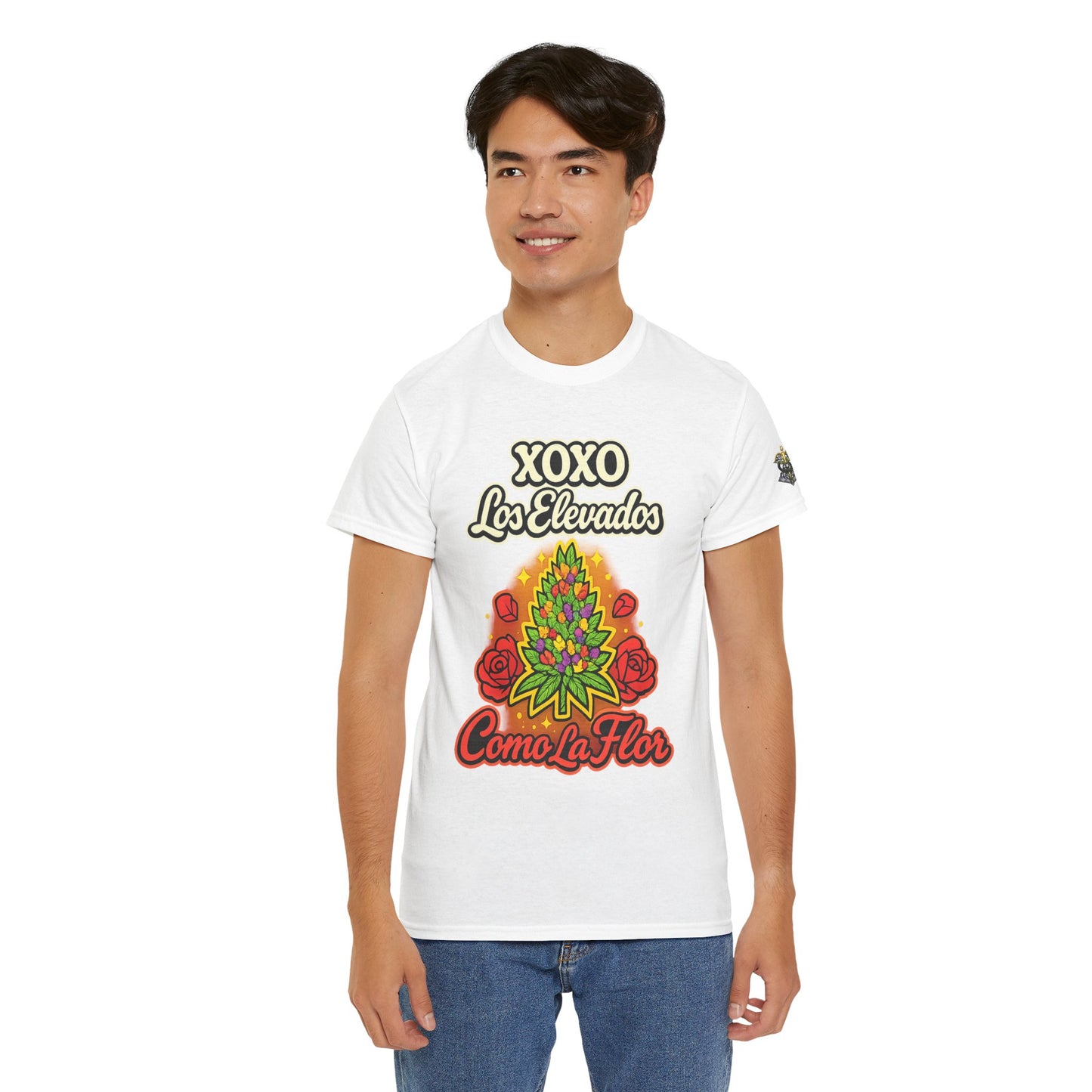 Como La Floor XoXo Los Elevados Unisex Heavy Cotton Tee