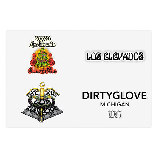 Los Elevados & DirtyGlove Logo Sticker Sheet – Band/Streetwear Logo Decals