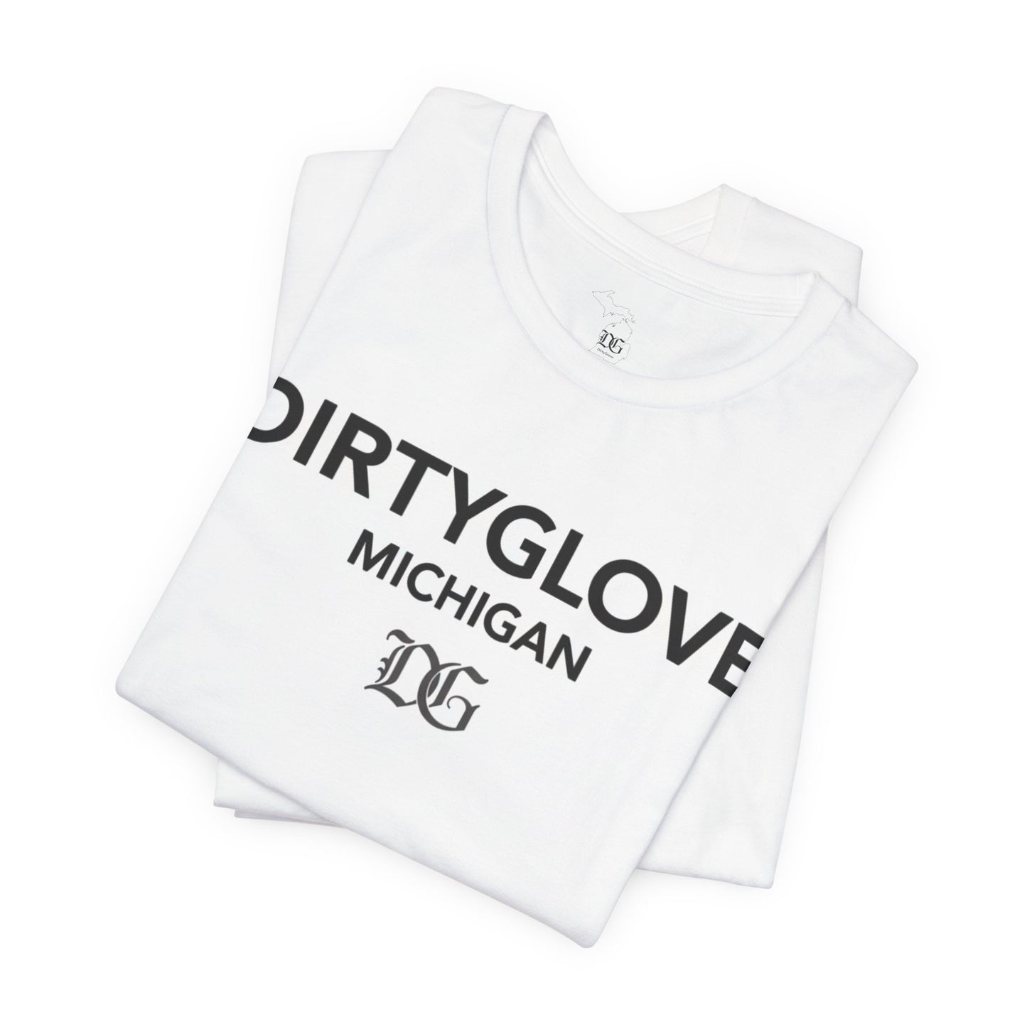 DG313 White Unisex Jersey Short Sleeve Tee