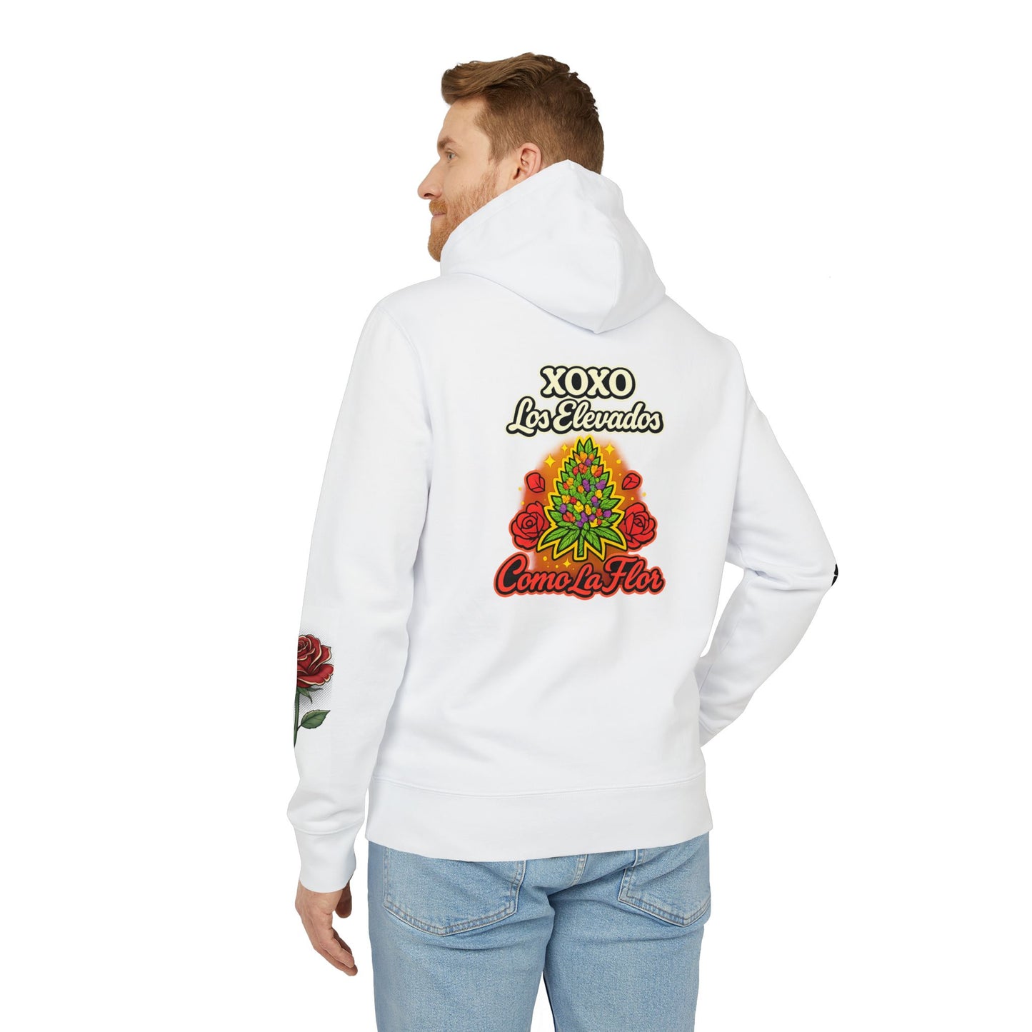 Como La Floor Los Elevados Hoodie — Streetwear Pullover with Sleeve Logo