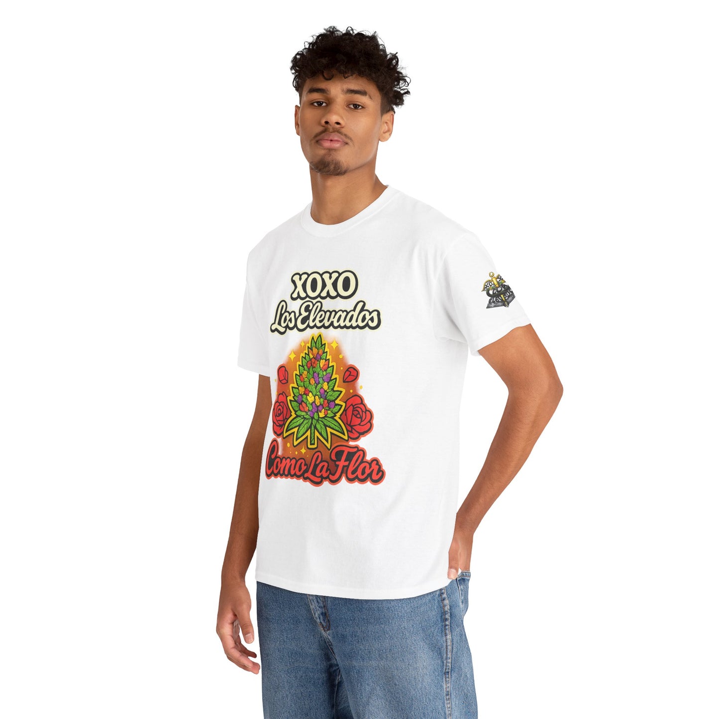 Como La Floor XoXo Los Elevados Unisex Heavy Cotton Tee