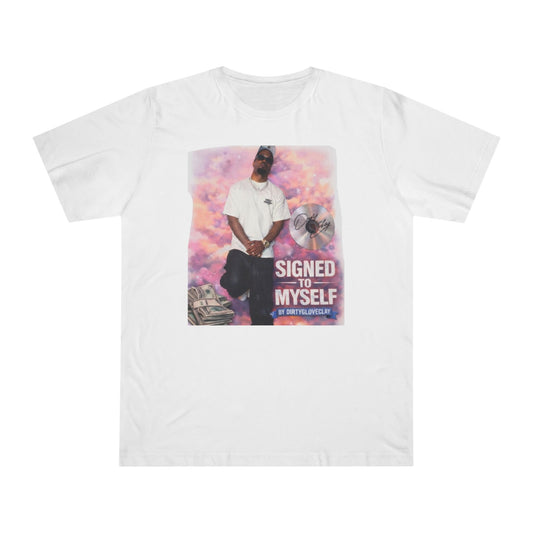 DirtyGloveCjay | Signed To Myself Girly Graphic T-Shirt — Vintage Rap Photo Tee