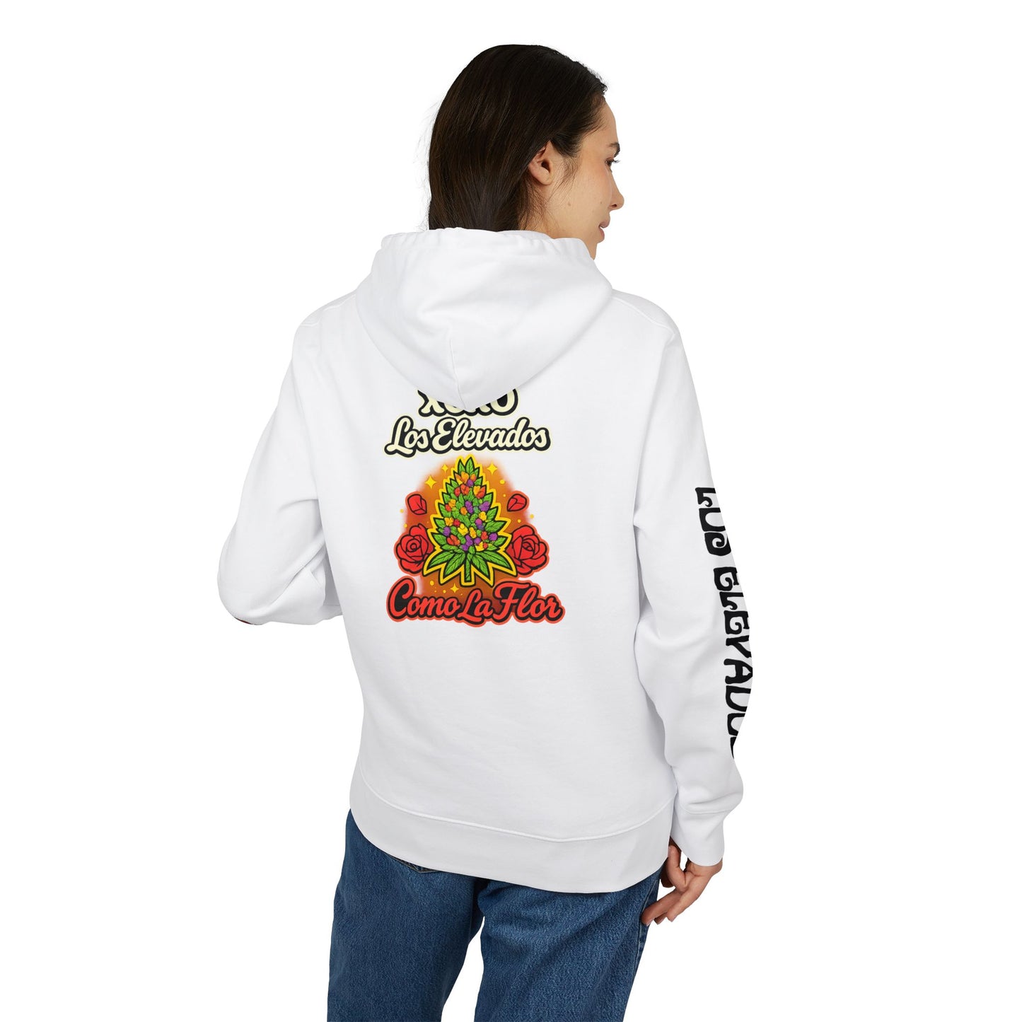 Como La Floor Los Elevados Hoodie — Streetwear Pullover with Sleeve Logo