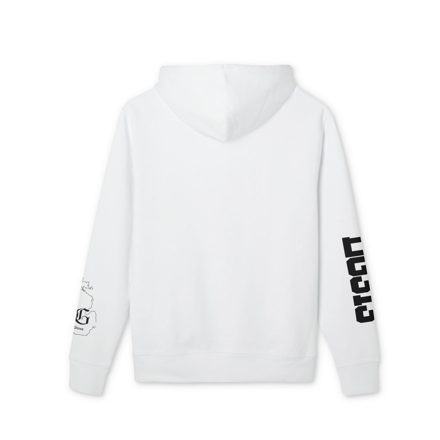 Copy of Dirty Glove Michigan Hoodie — Streetwear Pullover with Sleeve Logo