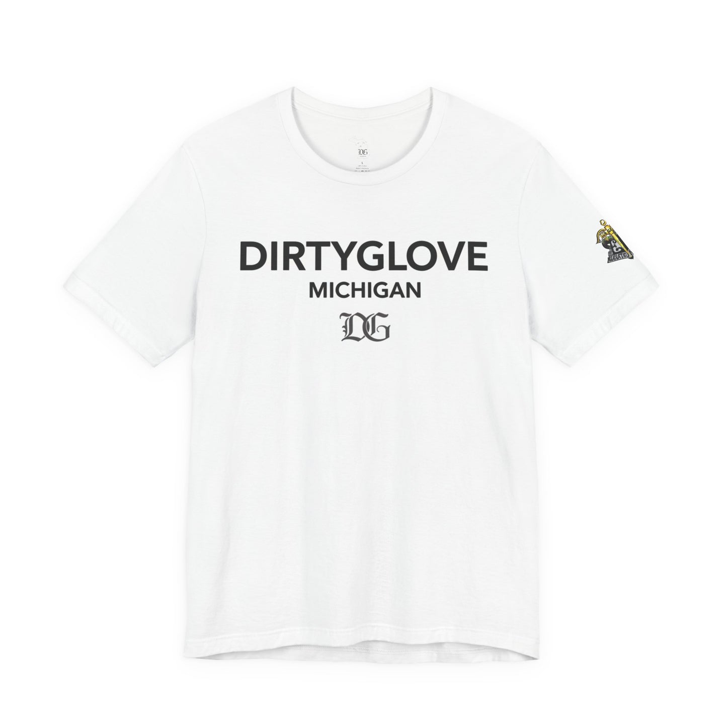 DG313 White Unisex Jersey Short Sleeve Tee