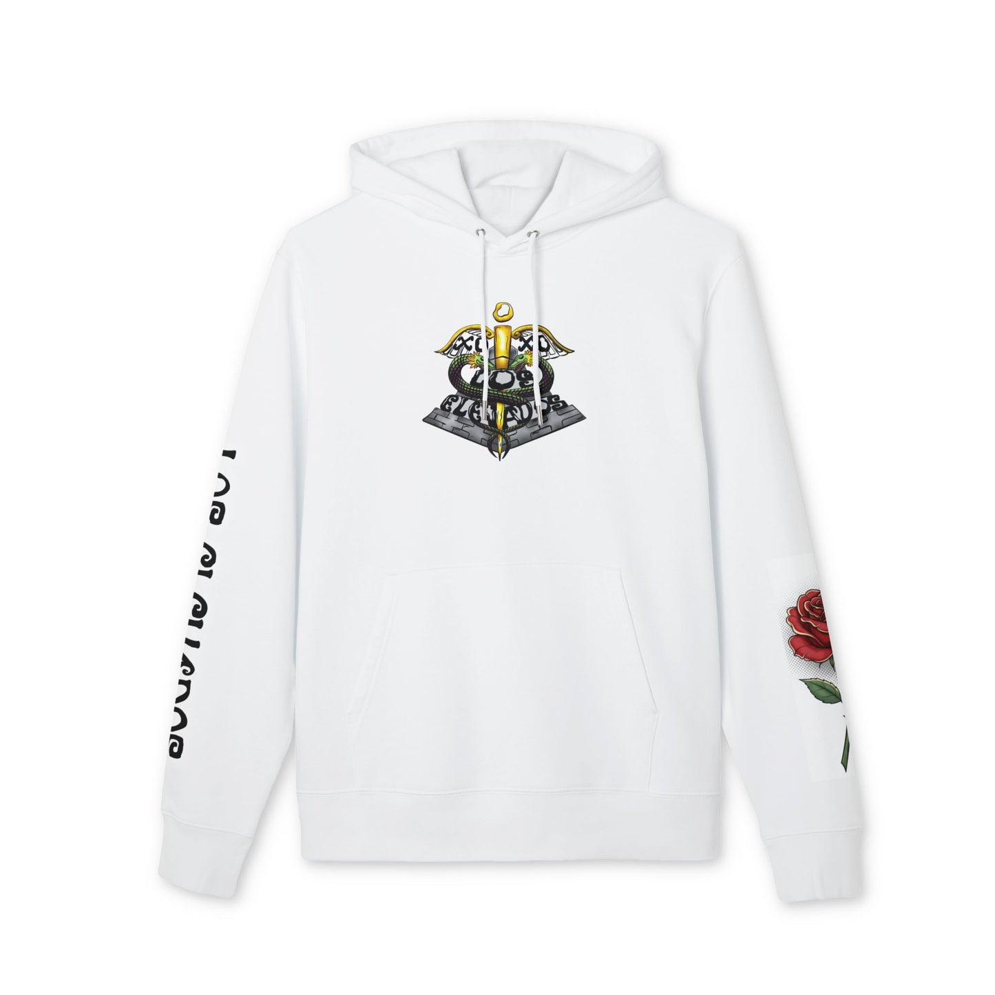 Como La Floor Los Elevados Hoodie — Streetwear Pullover with Sleeve Logo