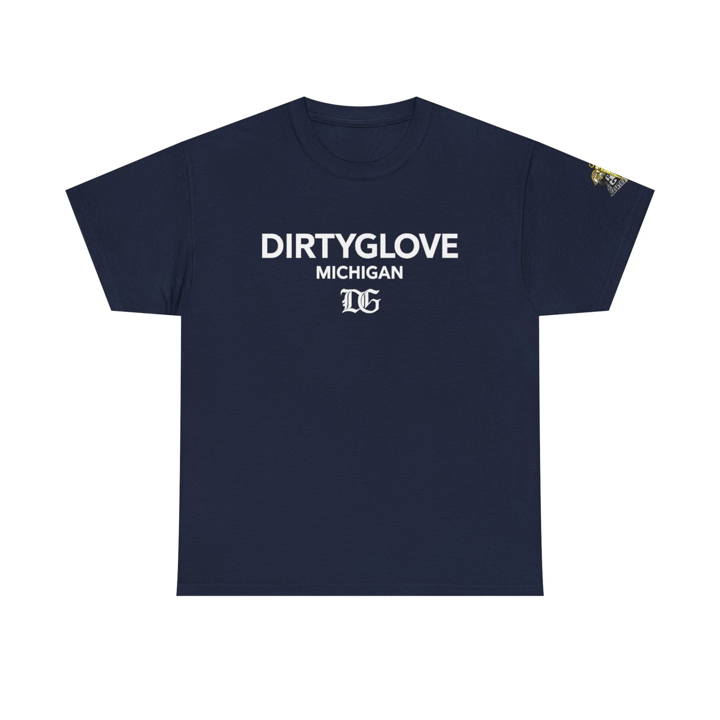 DG313 Graphic Tee — Back Print with Sleeve Crest
