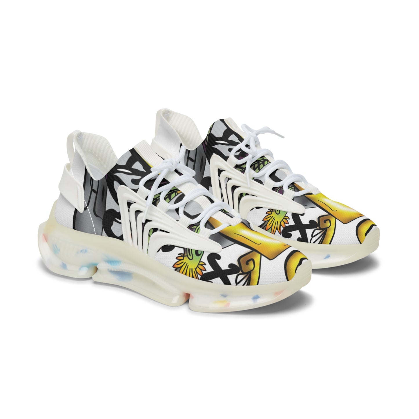 Elevados Logo Mesh Sneakers —Athletic Shoes