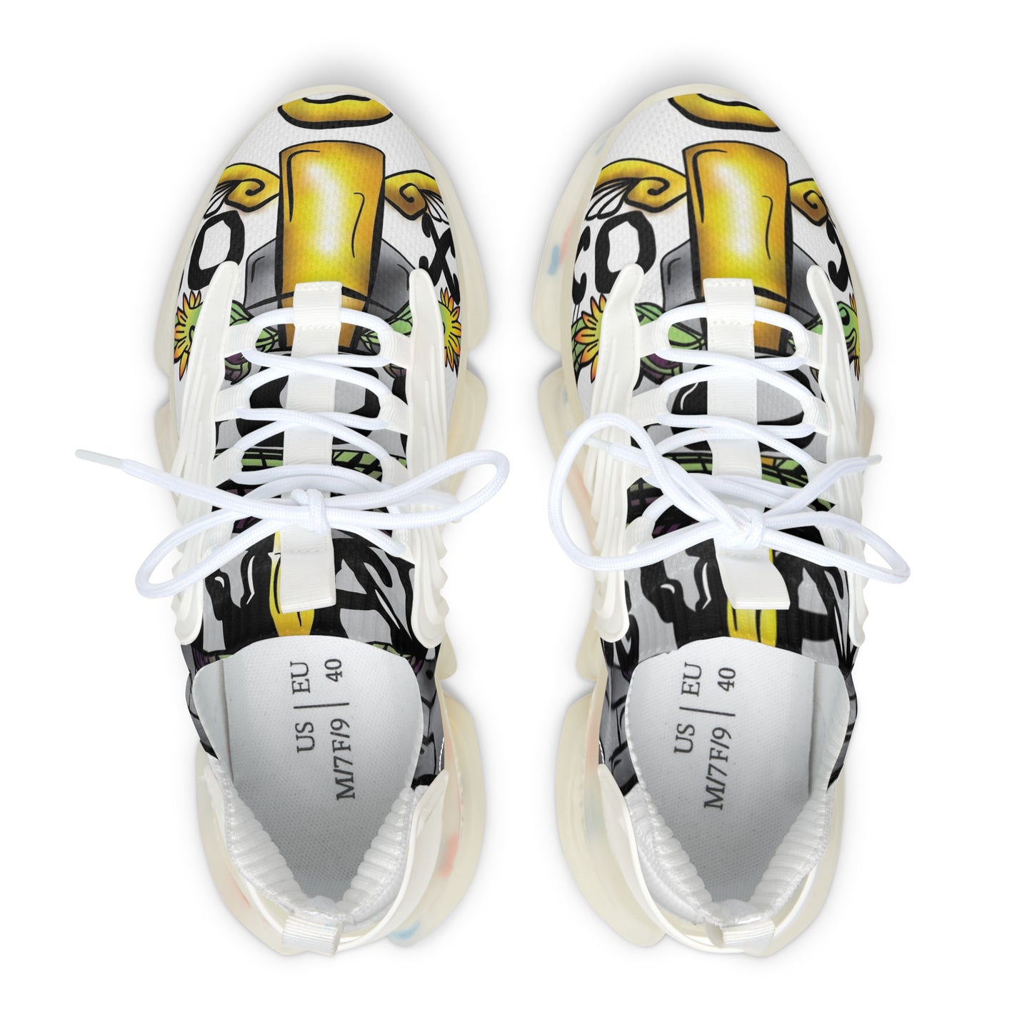 Elevados Logo Mesh Sneakers —Athletic Shoes